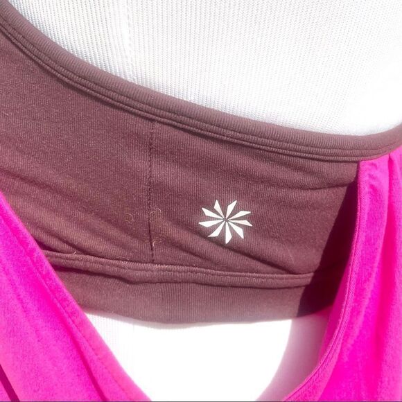 Athleta Hidden Agenda Brown Berry Bra Tank - Picture 4 of 7